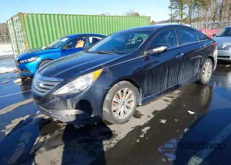 2014 Hyundai Sonata Limited z USA, uszkodzony, nr VIN 5NPEC4AC3EH837865